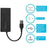 Targus 4-port USB Hub - USB - External - 4 USB Port(s) - 4 USB 3.0 Port(s) - PC, ChromeOS, Mac IM2764940