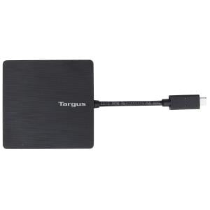 Targus USB-C Combo Hub with Power Pass-Through - USB Type C - External - 4 USB Port(s) - 3 USB 3.0 Port(s) - PC, Mac IM3980253