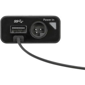 Targus USB-C Multiplexer Adapter - Power/USB Data Transfer/Power Cable for Docking Station, Notebook - First End: 1 x USB 3.0 Type C - Male - Second End: 1 x Power - Male, 1 x USB - Female - Black IM4804359