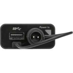 Targus USB-C Multiplexer Adapter - Power/USB Data Transfer/Power Cable for Docking Station, Notebook - First End: 1 x USB 3.0 Type C - Male - Second End: 1 x Power - Male, 1 x USB - Female - Black IM4804359