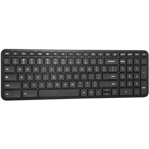 Targus Works With Chromebook Midsize Bluetooth Antimicrobial Keyboard - Wireless Connectivity - Bluetooth - ChromeOS - Chromebook - Black IM5442570