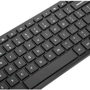 Targus Works With Chromebook Midsize Bluetooth Antimicrobial Keyboard - Wireless Connectivity - Bluetooth - ChromeOS - Chromebook - Black IM5442570