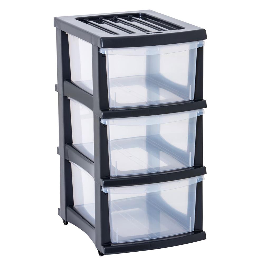 Taurus Storage Organiser 3 Drawer Grey | Newest Products — Discount Office
