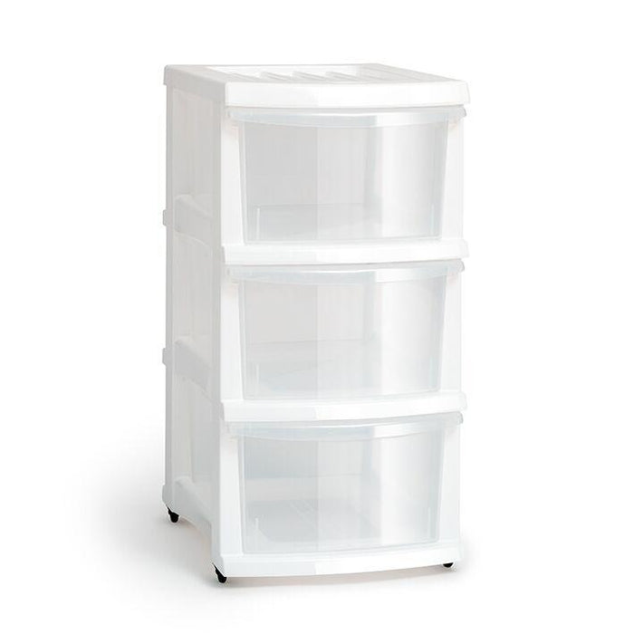Taurus Storage Organiser 3 Drawer White CX384231