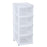 Taurus Storage Organiser 4 Drawer White CX384233