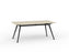 Team Boardroom Table 1800mm x 800mm (Choice of Frame & Worktop Colours) Black / Nordic Maple KG_TMBD188_B_NM