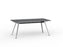 Team Boardroom Table 1800mm x 800mm (Choice of Frame & Worktop Colours) Polished Alloy / Silver KG_TMBD188_PA_S
