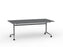 Team Flip Table 1600mm x 800mm (Choice of Frame & Worktop Colours) Silver / Silver KG_TMFLIP168S_S