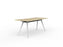 Knight's Team Boardroom Table 1800mm x 900mm, Rectangle, White Frame (Choice of Worktop Colours)