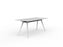 Knight's Team Boardroom Table 1800mm x 900mm, Rectangle, White Frame (Choice of Worktop Colours)