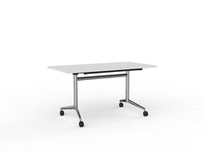 Knight's Team Flip Table 1400mm x 700mm, Rectangle, Chrome Frame (Choice of Worktop Colours)