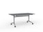 Knight's Team Flip Table 1600mm x 800mm, Rectangle, Silver Frame (Choice of Worktop Colours)