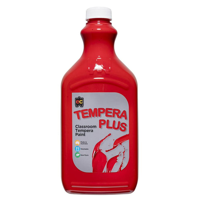 Tempera Plus Classroom Paint 2 Litres - Brilliant Red CX555865