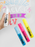 Texta Chalk Marker Assorted Colours 4's Pack, Dry Wipe, Chisel Tip AO0400580