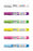 Texta Chalk Marker Assorted Colours 6's Pack, Dry Wipe, Bullet Tip AO0400570
