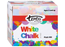 Texta Dustless Chalk White Pack of 100 AO50265
