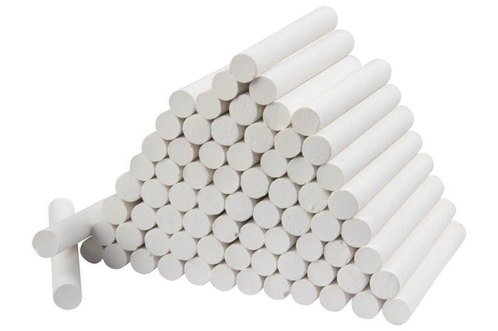 Texta Dustless Chalk White Pack of 100 AO50265