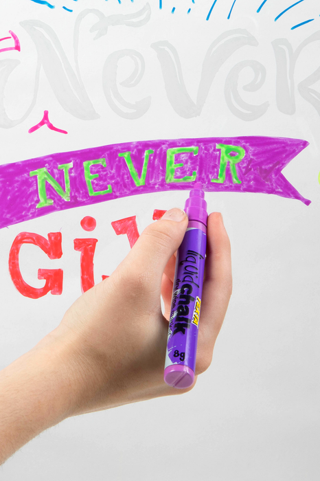 Texta Liquid Chalk Marker Bullet Dry Wipe Purple AO0387980