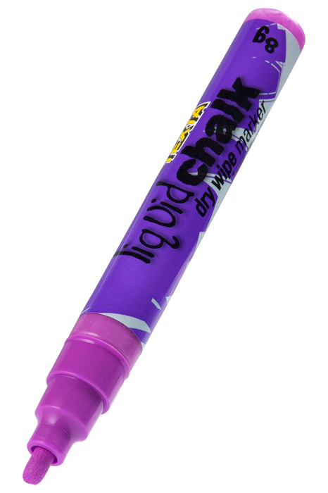 Texta Liquid Chalk Marker Bullet Dry Wipe Purple AO0387980