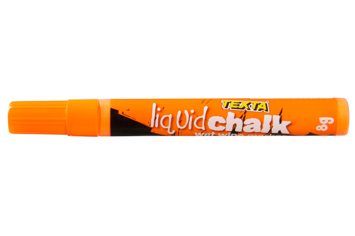 Texta Liquid Chalk Marker Bullet Wet Wipe Orange AO0388160