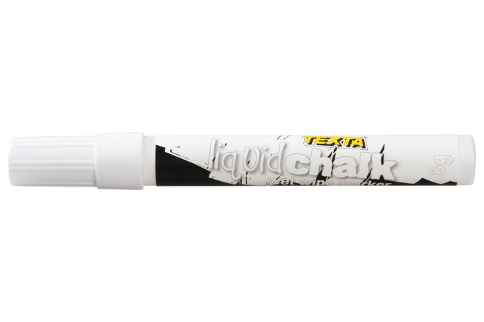 Texta Liquid Chalk Marker Bullet Wet Wipe White AO0388140