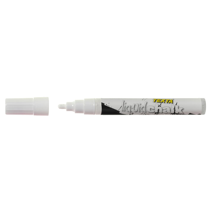 Texta Liquid Chalk Marker Bullet Wet Wipe White AO0388140