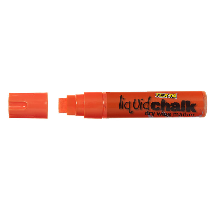 Texta Liquid Chalk Marker Dry Wipe Orange AO0388080