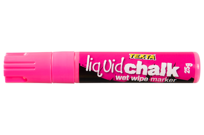 Texta Liquid Chalk Marker Wet Wipe Pink AO0388190