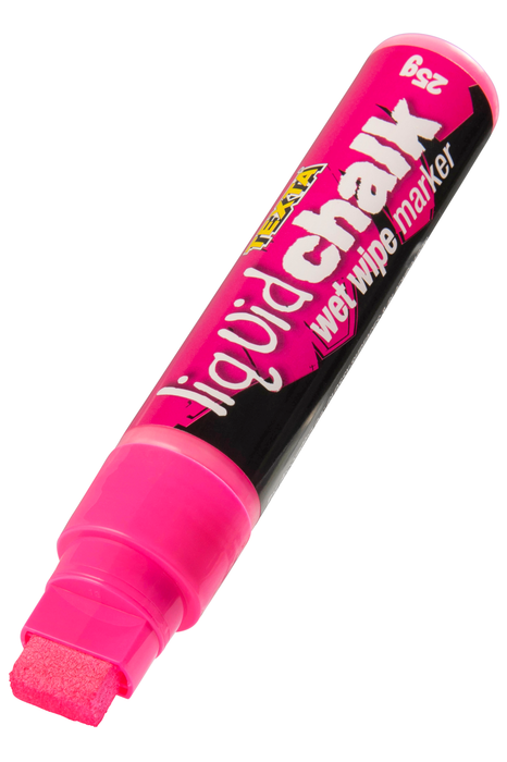 Texta Liquid Chalk Marker Wet Wipe Pink AO0388190