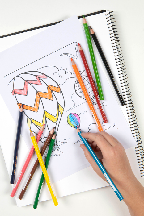 Texta Maxi Triangular Colour Pencil Full Height 10's AO0272200