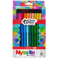 Texta Nylorite Color Markers Pack of 36 AO49874