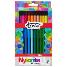 Texta Nylorite Color Markers Pack of 36 AO49874