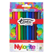 Texta Nylorite Colour Pens 12's AO49872