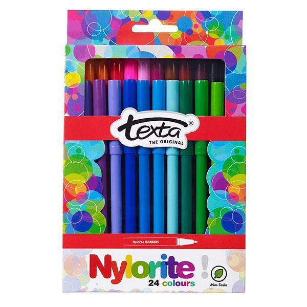 Texta Nylorite Colour Pens 24's AO49873