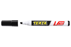 Texta Permanent Marker Chisel Tip Black 12's Pack AO0202520