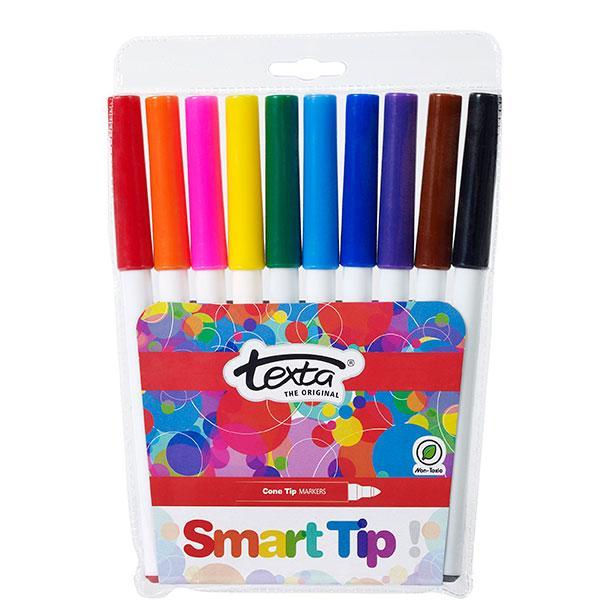 Texta Smart Tip Colour Pens 10's AO49878