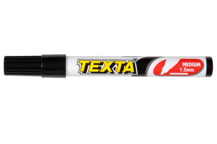 Texta Whiteboard Marker Bullet Tip Black 12's Pack AO0202600