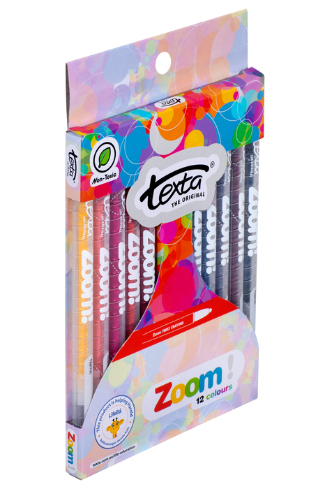 Texta Zoom Crayons 12's AO49875