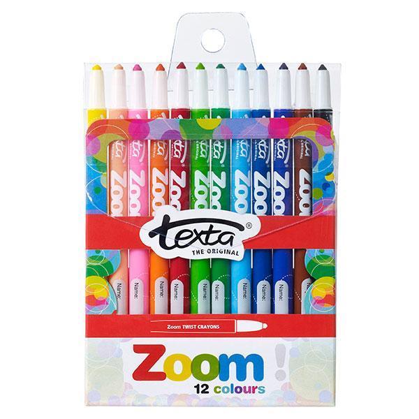 Texta Zoom Crayons 12's AO49875