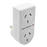The Brute Power Co. Double Power Adaptor - Vertical + Surge Protection MKBPDASP