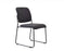 Buro Mario Stacking Chair, Black Powdercoat Frame, Black (Free trolley with every 25 Mario chairs)