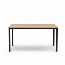 Titan Canteen Table 1800mm x 900mm - Black Frame / Autumn Oak Top MG_TITN_189AO