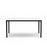 Titan Canteen Table 1800mm x 900mm - Black Frame / White Top