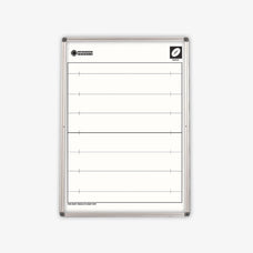 Touch Coaching Acrylic Printed Whiteboard plus Acrylic Lacquer Steel Whiteboard 600 x 900mm (Double Sided) NBSBLGATOU