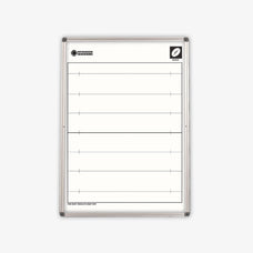 Touch Coaching Acrylic Printed Whiteboard plus Acrylic Lacquer Steel Whiteboard 600 x 900mm (Double Sided) NBSBLGATOU