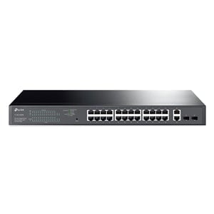 TP-Link SG1428PE 24 Port Gigabit POE+ Easy Smart Rackmount Switch DVTP4109