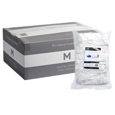 TPU Sleeve Covers, 200mm x 400mm x 150mu x 72 pieces - White MPH30877