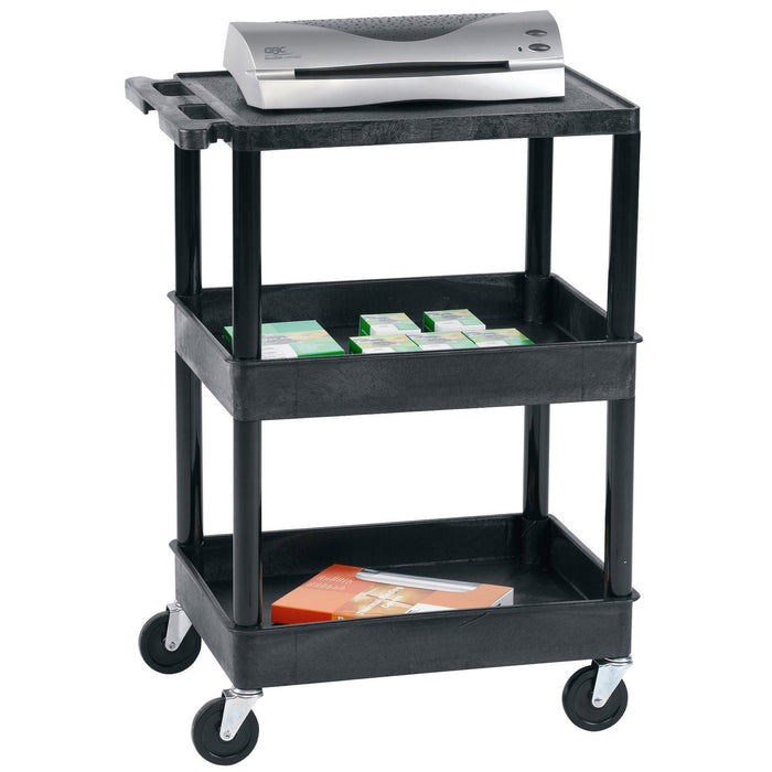 Tuffy Tub Trolley 1 Flat Shelf 2 Tubs AOQTWTT211