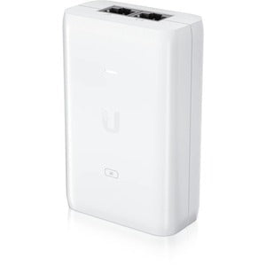 Ubiquiti PoE Injector, 802.3AT - 48 V DC Output - 1 x Gigabit Ethernet Input Port(s) - 1 x Gigabit PoE+ Output Port(s) - 30 W - White IM5263171