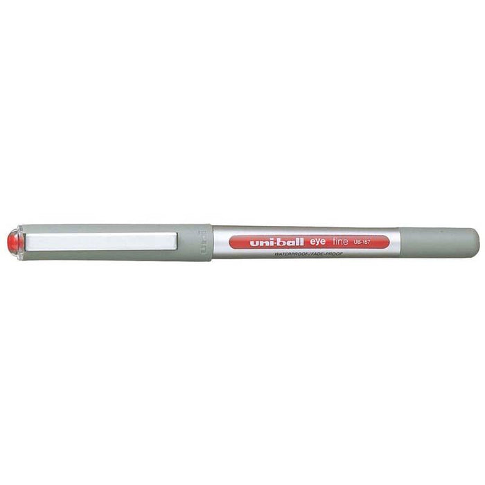 Uni-ball Eye 0.7mm Rollerball Pen, Capped Fine Red UB-157 CX249362